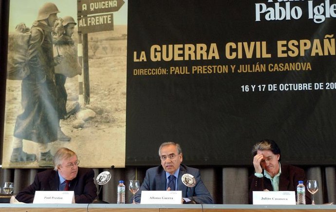 ALFONSO GUERRA DECLARA QUE LAS INTERPRETACIONES EN CLAVE FRANQUISTA ESTÁN "ECLIPSANDO A LAS NUEVAS GENERACIONES QUE ESTUDIAN LA GUER