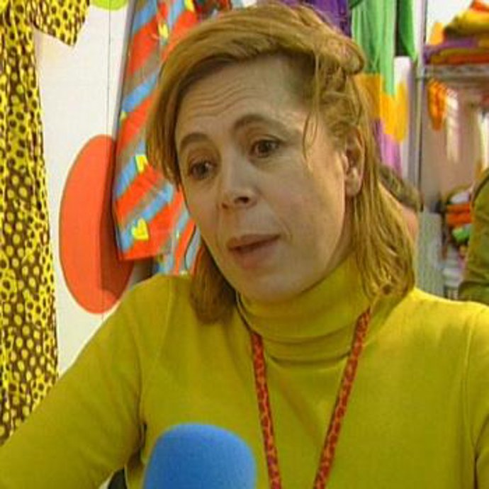 Ágatha Ruiz de la Prada acudió al rastrillo solidario de Madrid