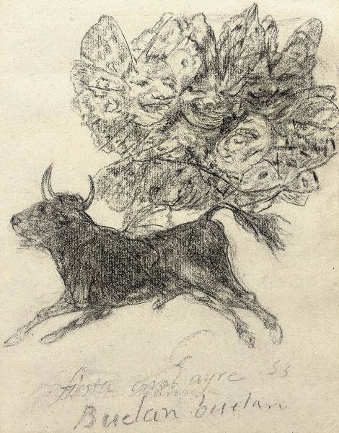 "EL TORO MARIPOSA", EL DIBUJO MÁS CARO DE GOYA AL VENDERSE POR 2,16 MILLONES DE EUROS