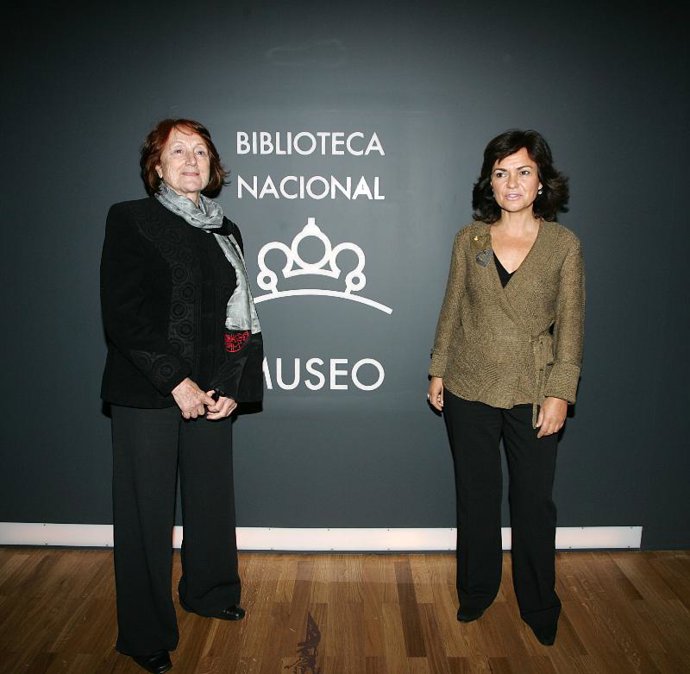 Carmen Calvo inaugura el nuevo Museo de la Biblioteca Nacional que muestra la historia de la institución y sus fondos