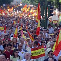 La Comunidad de Madrid cifra en torno 1,5 millones el número de asistentes a la manifestación del Foro de Ermua