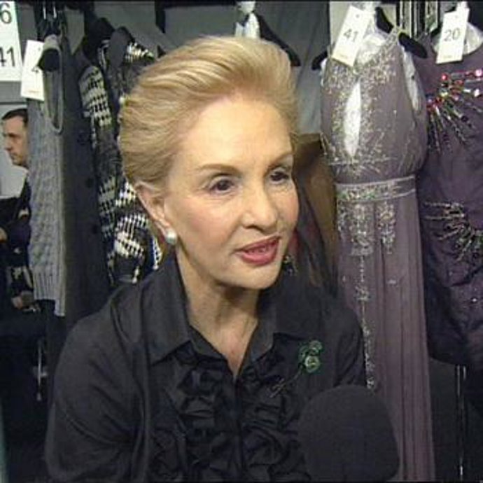 Carolina Herrera presenta su colección otoño/invierno 2007 en la Semana de la Moda de Nueva York
