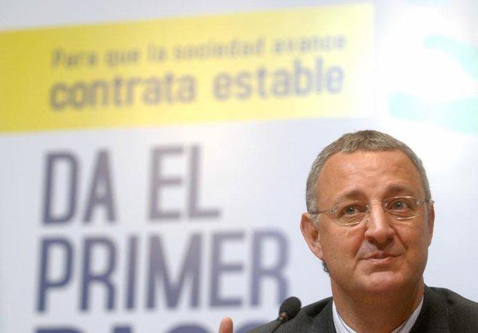 Jesús Caldera asegura que la contratación indefinida inicial está creciendo a un ritmo casi 13 veces superior a la temporal