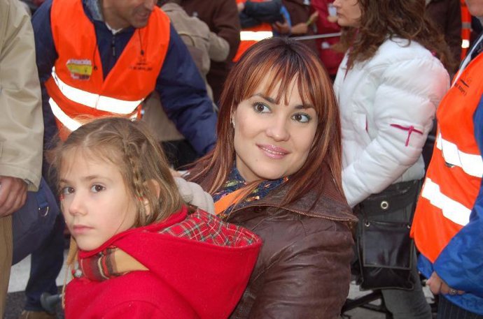 Irene Villa  está entrenando con el grupo de esquí Santiveri que competirá por participar en las Paraolimpiadas de 2010