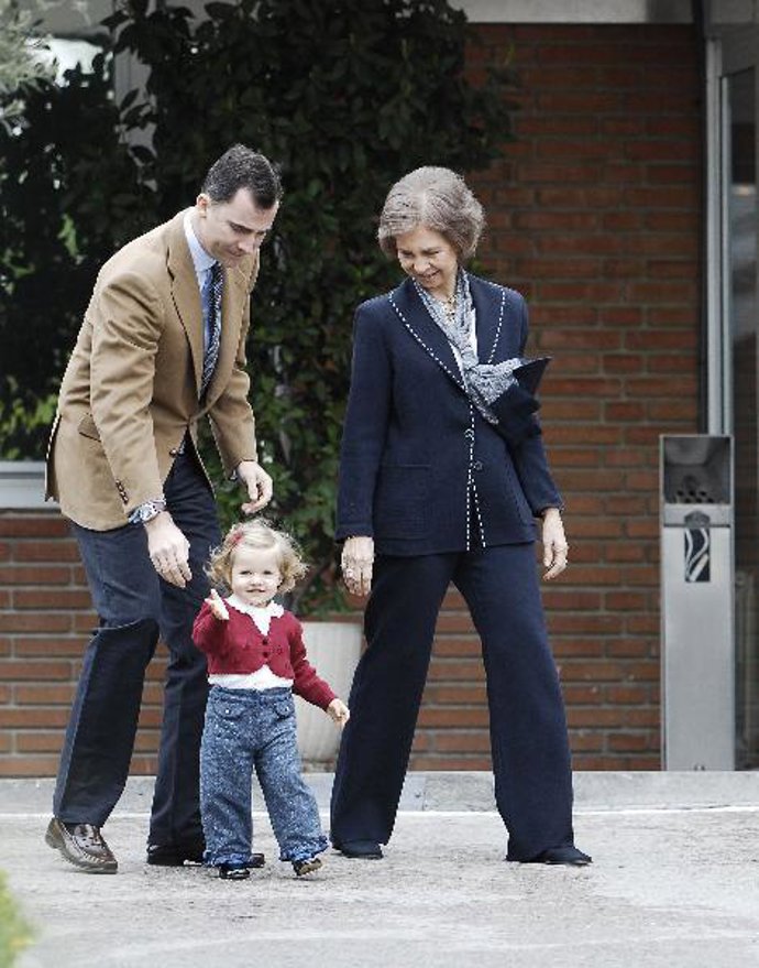 La Reina y la Infanta Leonor visitan de nuevo a Sofía en el Ruber Internacional