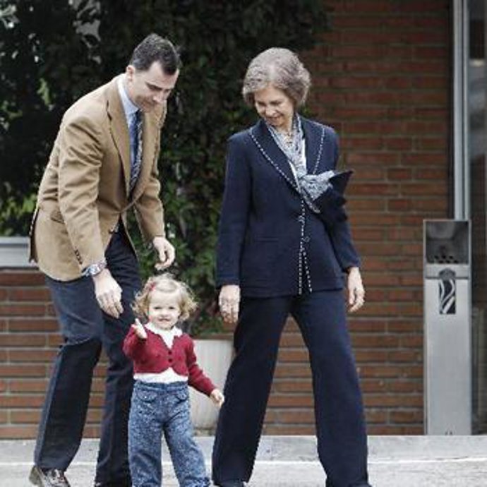 La Reina y la Infanta Leonor visitan de nuevo a Sofía en el Ruber Internacional