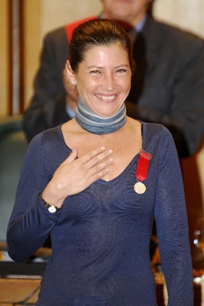 Sara Baras llevará en sus actuaciones el nombre de Zaragoza y de la Muestra Internacional por todo el mundo