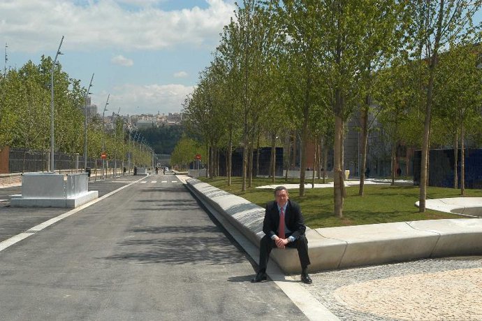 Ruiz Gallardón inauguró hoy el bulevar de la avenida de Portugal y la Huerta de la Partida