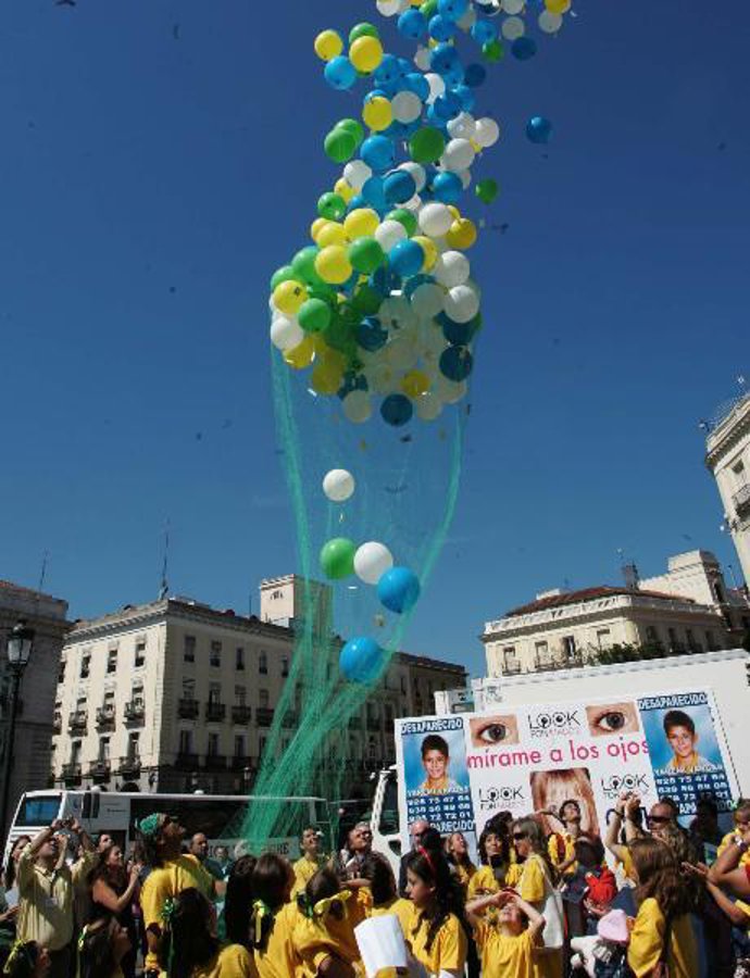 Madrid se solidariza con Yeremi, Madeleine y el resto de niños desaparecidos en los últimos años