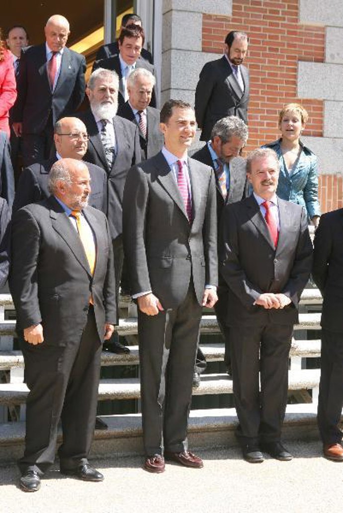 Audiencia del Príncipe Felipe a la Academia de las Ciencias y las Artes de Televisión