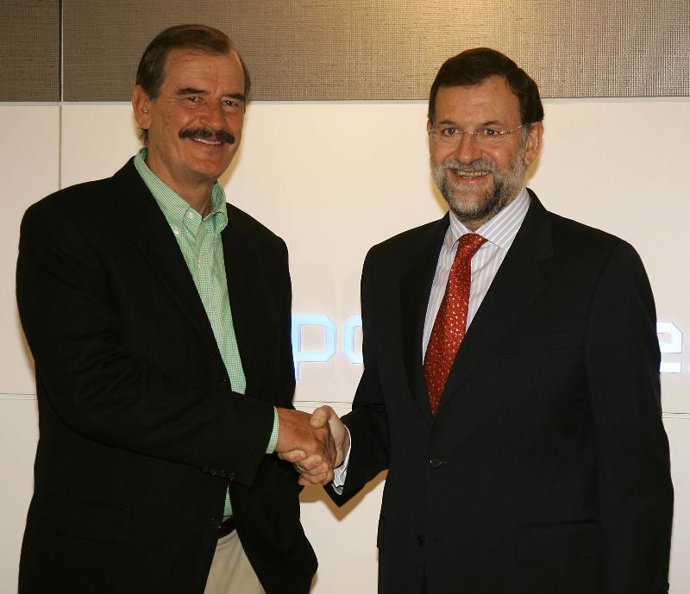 El ex presidente de México inaugura la sede en Madrid del Centro Vicente Fox
