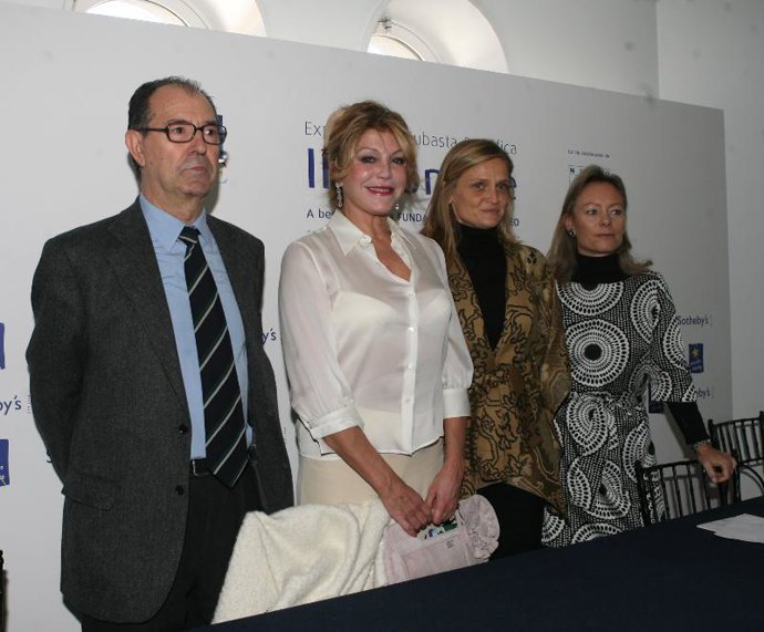 La baronesa Thyssen presenta una subasta benéfica para niños con enfermedades crónicas o de mal pronóstico
