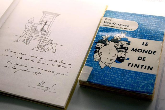 Una exposición sobre Tintín conmemora los cien años del nacimiento de su creador, George Remi