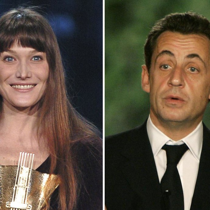 Fotografían a Sarkozy con la ex modelo Carla Bruni