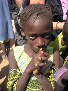 niña senegalesa