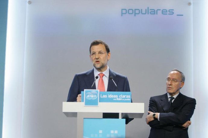 Rajoy y Pizarro, en la presentación del número 2 del PP.