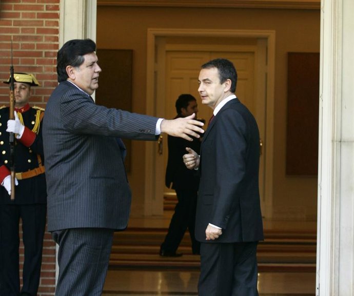 Encuentro de los dos dirigentes.