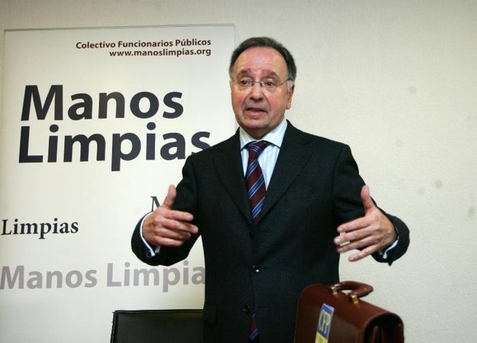 Rueda de prensa de hoy de "Manos limpias".