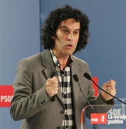 Pedro Zerolo, hoy en la Conferencia Sectorial de la Ciudadanía.