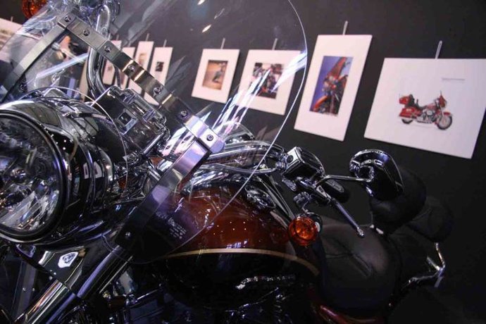 Una de las motos de la muestra