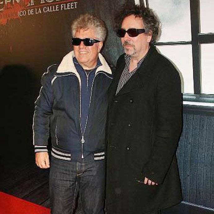 Tim Burton y Pedro Almodóvar, juntos en Madrid