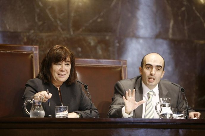 Cristina Narbona, hoy en Madrid.