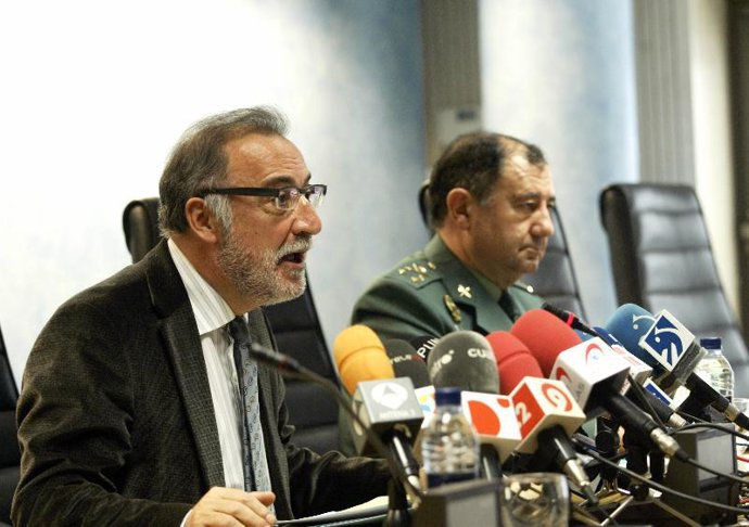Pere Navarro, hoy en rueda de prensa.