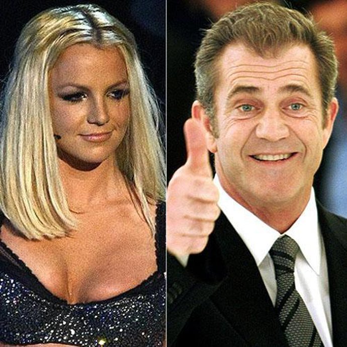Britney Spears y Mel Gibson comparten sus penas