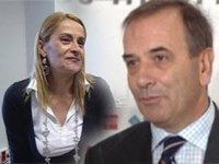 Alonso, portavoz socialista en el Congreso y María del Carmen Silva, portavoz en el Senado   