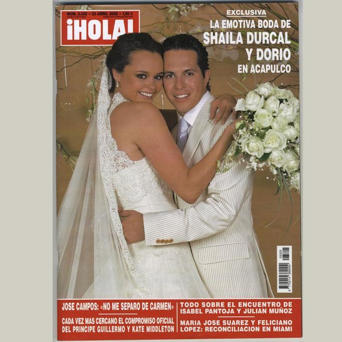 Exclusiva para '¡Hola!' de la boda de Shaila Dúrcal y Dorio