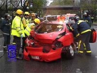 Dos accidentes en Madrid