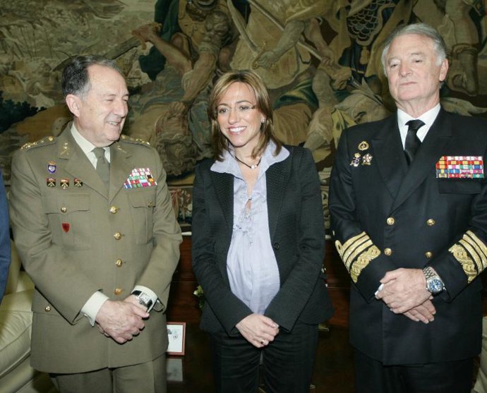 La ministra Carme Chacón.