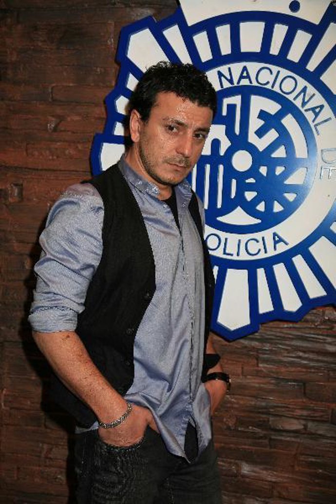 Marcial Álvarez en el estreno de "El Comisario".
