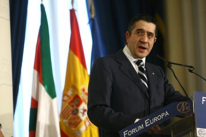 Patxi López, hoy en Madrid.