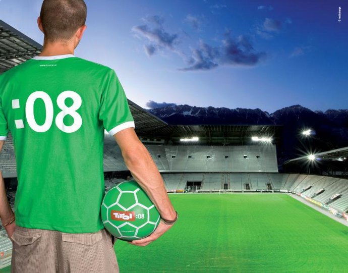 El estadio Tivoli de Innsbruck, escenario de los dos primeros partidos de España