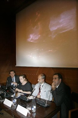 Momento de la rueda de prensa