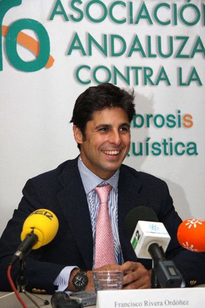 Francisco Rivera.en la presentación de la corrida.