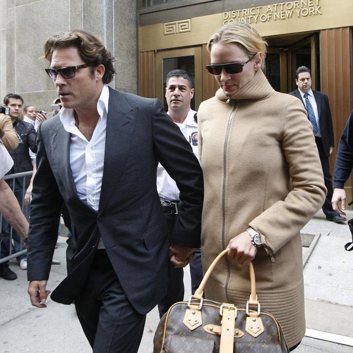 Uma Thurman se casa con el ex de Elle McPherson