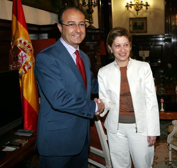 Encuentro de hoy entre Elena Espinosa y Martín Soler.