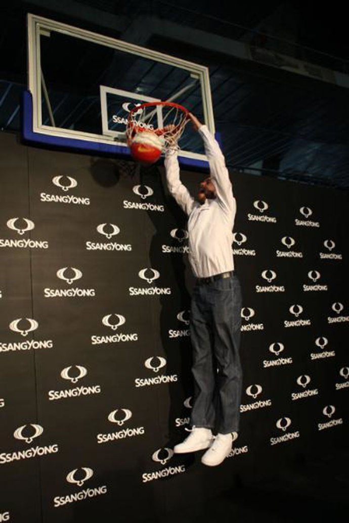 Pau Gasol, hoy en Madrid.