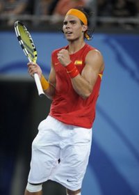 Nadal cumple su sueño y se cuelga el oro ante González