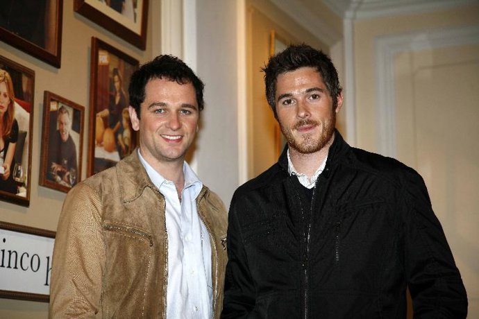 Dave y Mathew en su visita a Madrid.