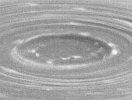 Imagen que muestra la topografía del vortex del ciclón que cubre el Polo Sur de 