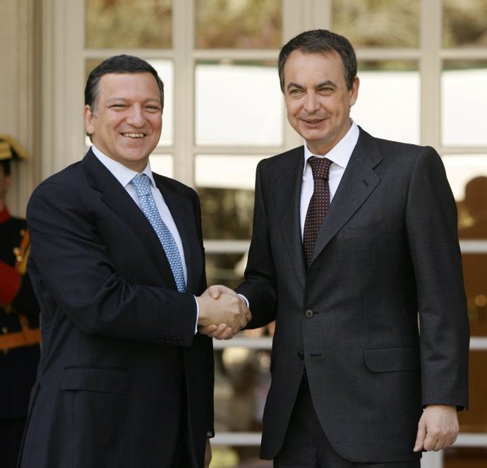El presidente del Gobierno junto a Durao Barroso, presidente de la Comisión Euro