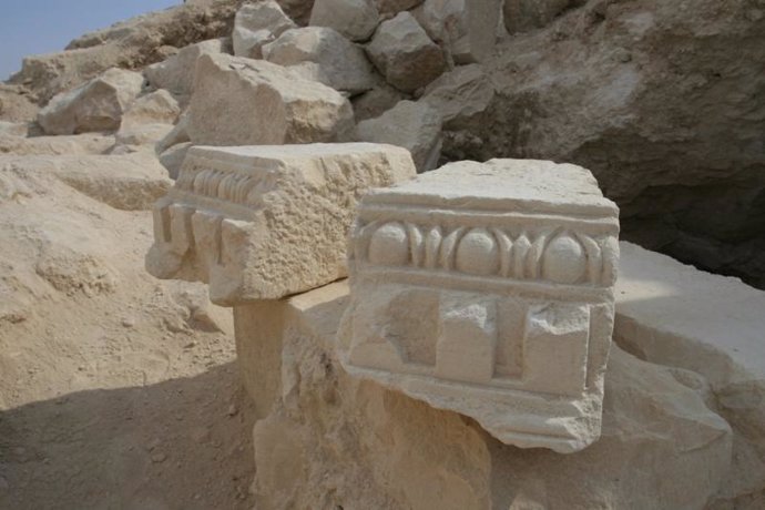 Restos arqueológicos del complejo palaciego de Herodes