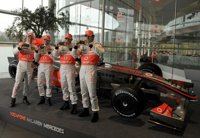 Pedro Martínez de la Rosa estrena el nuevo MP4/24 de McLaren-Mercedes