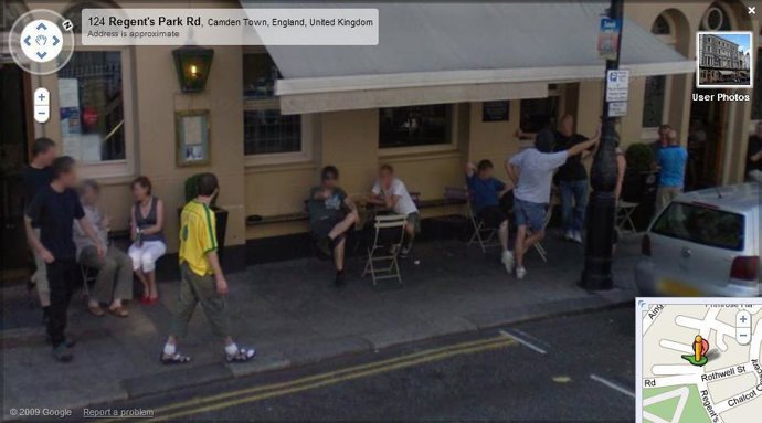Google Street caza a los famosos