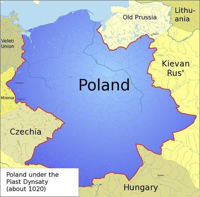 Mapa de Polonia