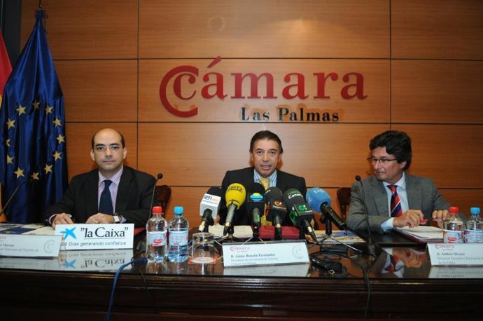 De izquierda a derecha, el presidente del Patronato de Turismo de Gran Canaria, 