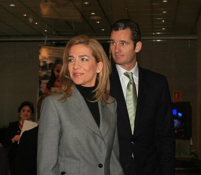 Los duques de Palma en el acto.
